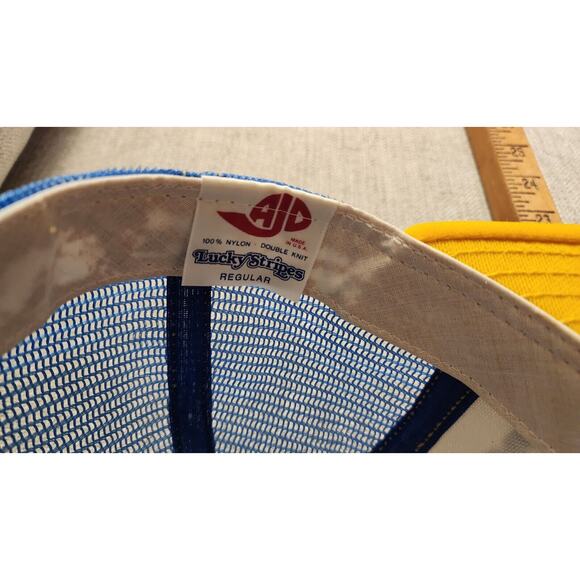 VINTAGE San Diego Chargers AJD NFL 1980s Lucky Stripes SnapBack Trucker Hat - Picture 13 of 14